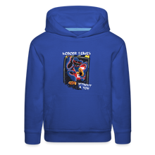 Load image into Gallery viewer, POPPY PLAYTIME - Nobody Leaves Hoodie (Youth) - royal blue