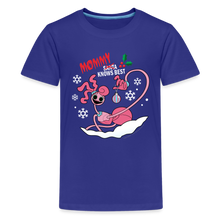 Load image into Gallery viewer, POPPY PLAYTIME - Mommy Knows Best T-Shirt (Youth) - royal blue