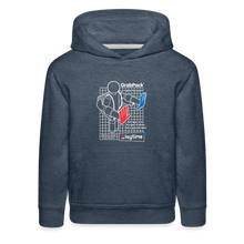 Load image into Gallery viewer, POPPY PLAYTIME - GrabPack Hoodie (Youth) - heather denim
