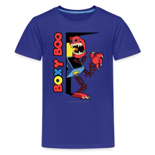 Load image into Gallery viewer, POPPY PLAYTIME - Peeking Boxy Boo T-Shirt (Youth) - royal blue
