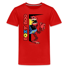 Load image into Gallery viewer, POPPY PLAYTIME - Peeking Boxy Boo T-Shirt (Youth) - red