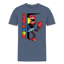 Load image into Gallery viewer, POPPY PLAYTIME - Peeking Boxy Boo T-Shirt (Youth) - heather blue
