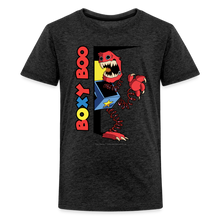 Load image into Gallery viewer, POPPY PLAYTIME - Peeking Boxy Boo T-Shirt (Youth) - charcoal grey