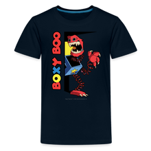 Load image into Gallery viewer, POPPY PLAYTIME - Peeking Boxy Boo T-Shirt (Youth) - deep navy