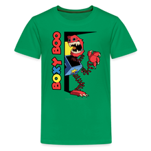 Load image into Gallery viewer, POPPY PLAYTIME - Peeking Boxy Boo T-Shirt (Youth) - kelly green