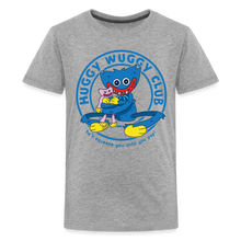 Load image into Gallery viewer, POPPY PLAYTIME - Huggy Wuggy Club T-Shirt (Youth) - heather gray