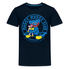 Load image into Gallery viewer, POPPY PLAYTIME - Huggy Wuggy Club T-Shirt (Youth) - deep navy