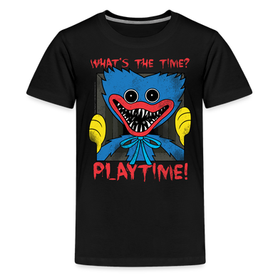 POPPY PLAYTIME - What's the Time? T-Shirt (Youth) - black