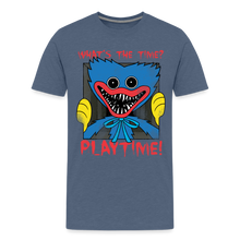 Load image into Gallery viewer, POPPY PLAYTIME - What's the Time? T-Shirt (Youth) - heather blue