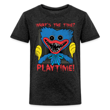 Load image into Gallery viewer, POPPY PLAYTIME - What's the Time? T-Shirt (Youth) - charcoal grey