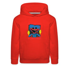 Load image into Gallery viewer, POPPY PLAYTIME - What's the Time? Hoodie (Youth) - red