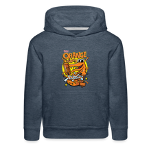 Load image into Gallery viewer, RAINBOW FRIENDS - Orange Crunch Hoodie (Youth) - heather denim