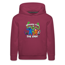 Load image into Gallery viewer, RAINBOW FRIENDS - Till the End! Hoodie (Youth) - burgundy