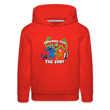 Load image into Gallery viewer, RAINBOW FRIENDS - Till the End! Hoodie (Youth) - red