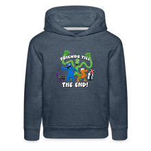 Load image into Gallery viewer, RAINBOW FRIENDS - Till the End! Hoodie (Youth) - heather denim