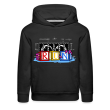 Load image into Gallery viewer, RAINBOW FRIENDS - RUN Hoodie (Youth) - black