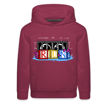 Load image into Gallery viewer, RAINBOW FRIENDS - RUN Hoodie (Youth) - burgundy