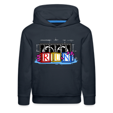 Load image into Gallery viewer, RAINBOW FRIENDS - RUN Hoodie (Youth) - navy