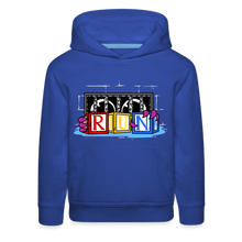 Load image into Gallery viewer, RAINBOW FRIENDS - RUN Hoodie (Youth) - royal blue
