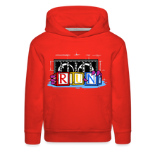 Load image into Gallery viewer, RAINBOW FRIENDS - RUN Hoodie (Youth) - red