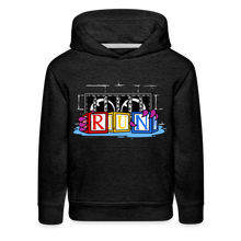 Load image into Gallery viewer, RAINBOW FRIENDS - RUN Hoodie (Youth) - charcoal grey