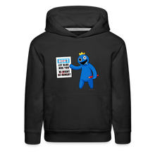 Load image into Gallery viewer, RAINBOW FRIENDS - Might Be Hungry Hoodie (Youth) - black
