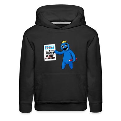 RAINBOW FRIENDS - Might Be Hungry Hoodie (Youth) - black
