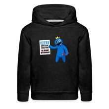 Load image into Gallery viewer, RAINBOW FRIENDS - Might Be Hungry Hoodie (Youth) - charcoal grey