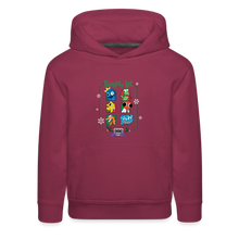 Load image into Gallery viewer, RAINBOW FRIENDS - Naughty List Hoodie (Youth) - burgundy