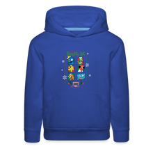 Load image into Gallery viewer, RAINBOW FRIENDS - Naughty List Hoodie (Youth) - royal blue