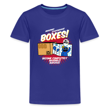 Load image into Gallery viewer, RAINBOW FRIENDS - Boxes! T-Shirt (Youth) - royal blue
