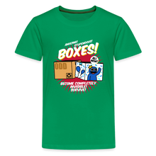 Load image into Gallery viewer, RAINBOW FRIENDS - Boxes! T-Shirt (Youth) - kelly green