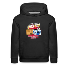 Load image into Gallery viewer, RAINBOW FRIENDS - Boxes! Hoodie (Youth) - black