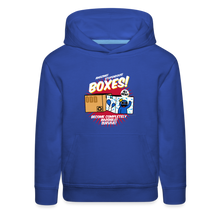 Load image into Gallery viewer, RAINBOW FRIENDS - Boxes! Hoodie (Youth) - royal blue