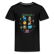 Load image into Gallery viewer, RAINBOW FRIENDS - Naughty List T-Shirt (Youth) - black