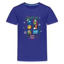 Load image into Gallery viewer, RAINBOW FRIENDS - Naughty List T-Shirt (Youth) - royal blue