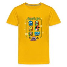 Load image into Gallery viewer, RAINBOW FRIENDS - Naughty List T-Shirt (Youth) - sun yellow