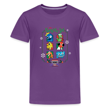 Load image into Gallery viewer, RAINBOW FRIENDS - Naughty List T-Shirt (Youth) - purple