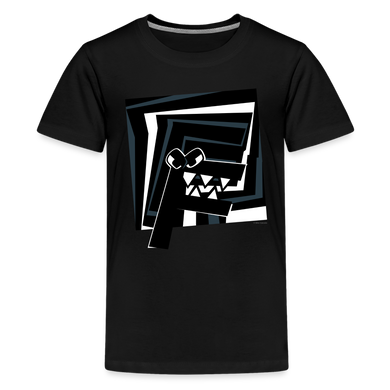 ALPHABET LORE - F T-Shirt (Youth) - black