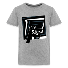 Load image into Gallery viewer, ALPHABET LORE - F T-Shirt (Youth) - heather gray