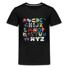 Load image into Gallery viewer, ALPHABET LORE - A to Z T-Shirt (Youth) - black
