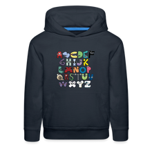 Load image into Gallery viewer, ALPHABET LORE - A to Z Hoodie (Youth) - navy