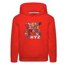 Load image into Gallery viewer, ALPHABET LORE - A to Z Hoodie (Youth) - red