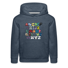 Load image into Gallery viewer, ALPHABET LORE - A to Z Hoodie (Youth) - heather denim