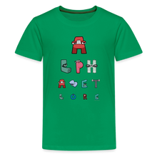 Load image into Gallery viewer, ALPHABET LORE - Eye Chart T-Shirt (Youth) - kelly green