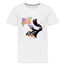 Load image into Gallery viewer, ALPHABET LORE - F Nerds T-Shirt (Youth) - white