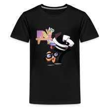 Load image into Gallery viewer, ALPHABET LORE - F Nerds T-Shirt (Youth) - black