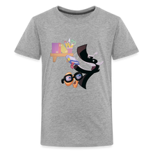 Load image into Gallery viewer, ALPHABET LORE - F Nerds T-Shirt (Youth) - heather gray