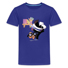 Load image into Gallery viewer, ALPHABET LORE - F Nerds T-Shirt (Youth) - royal blue