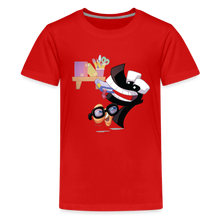 Load image into Gallery viewer, ALPHABET LORE - F Nerds T-Shirt (Youth) - red